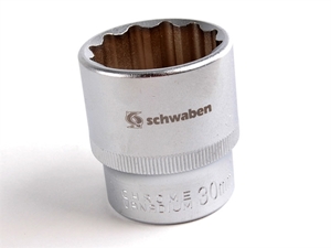 Picture of Schwaben 30mm 12 point Socket, 1/2" Drive