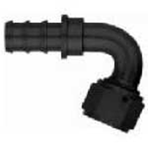 Picture of Black 120 Degree Push Lock Hose End