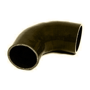 Picture of Black 4 Ply Silicone Coupler - 90°